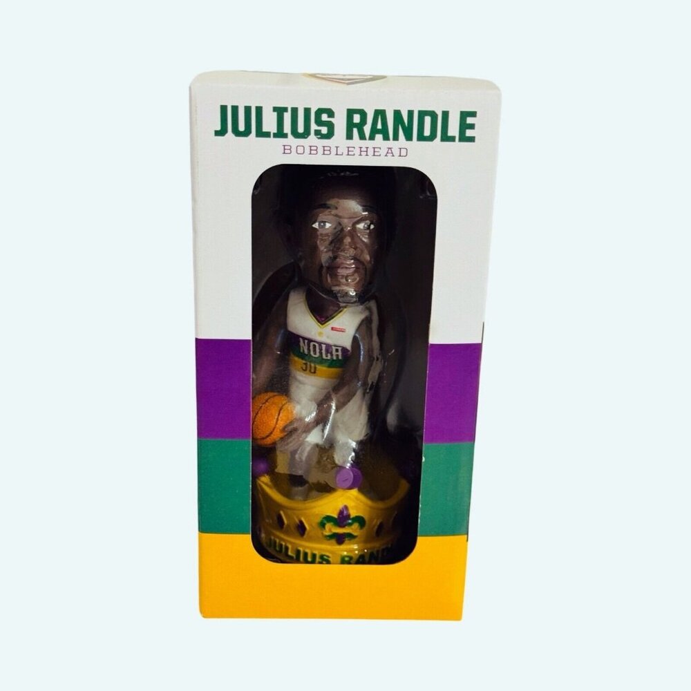NBA Julius Randle New Orleans Pelicans Mardi Gras Collectible Bobble Head